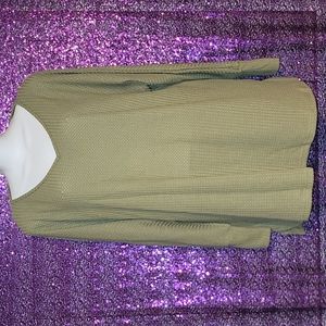Style dome sweater green size 2x